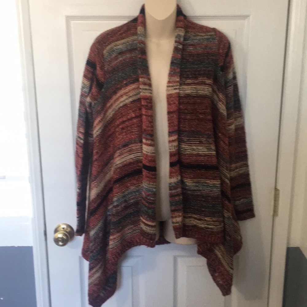 NWT Orange and cream American Eagle sweater SizeS